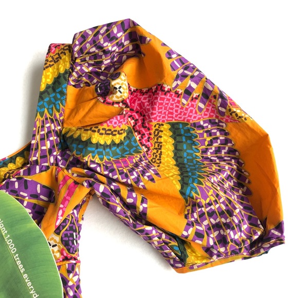 Like New Farm Rio puff sleeve beaded macaws midi dress xsmall - Picture 6 of 11